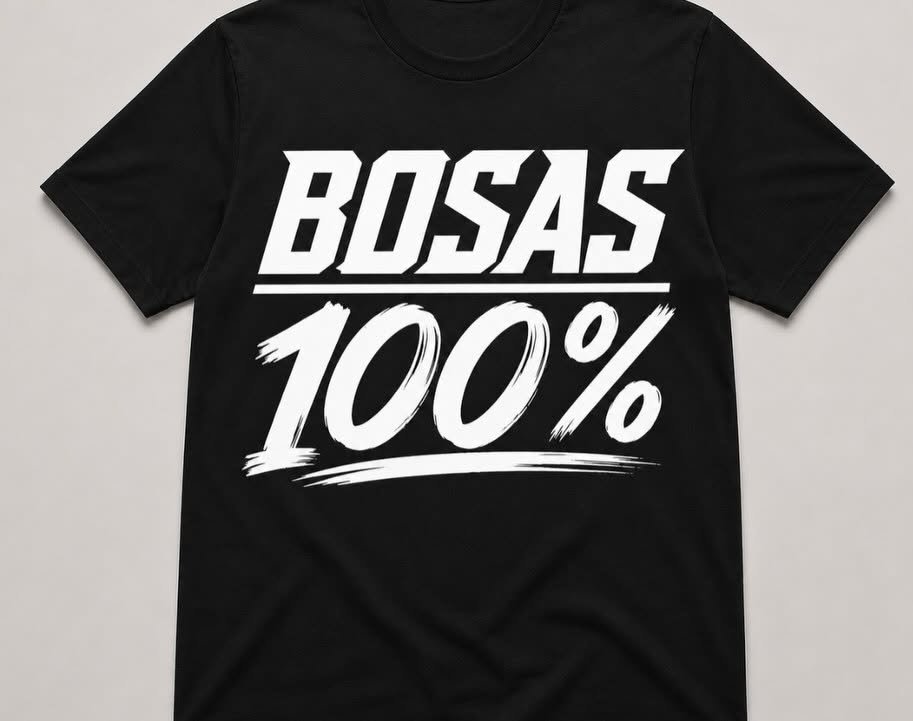 Marškinėliai „Bosas 100 %“