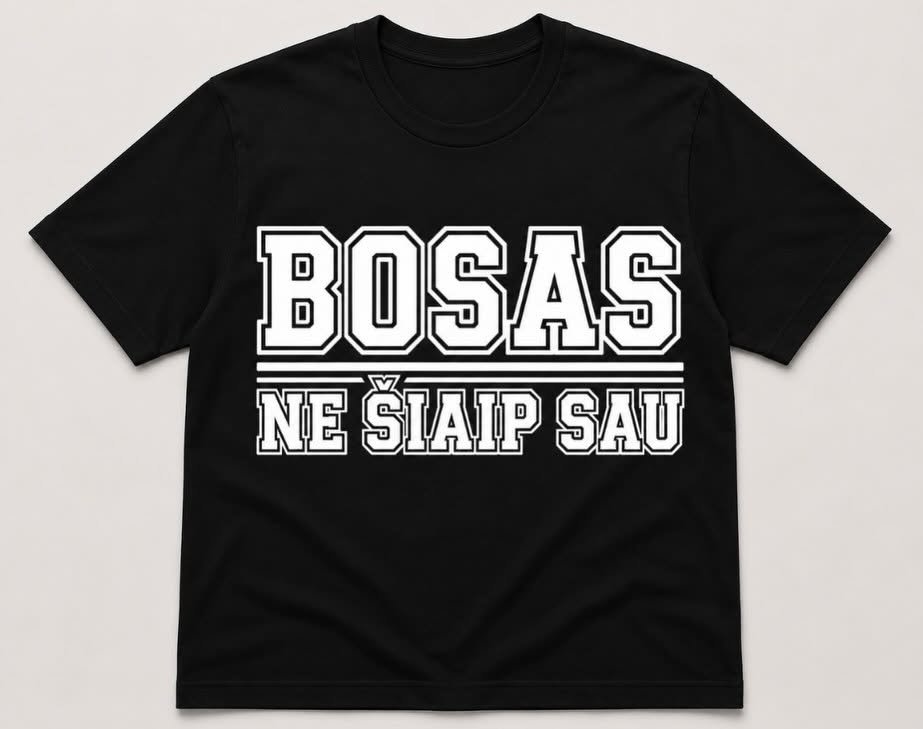 Marškinėliai „Bosas ne šiaip sau“