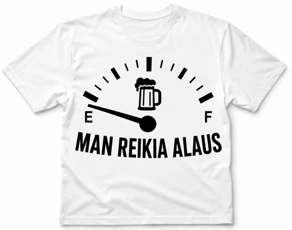 Marškinėliai „Man reikia alaus“