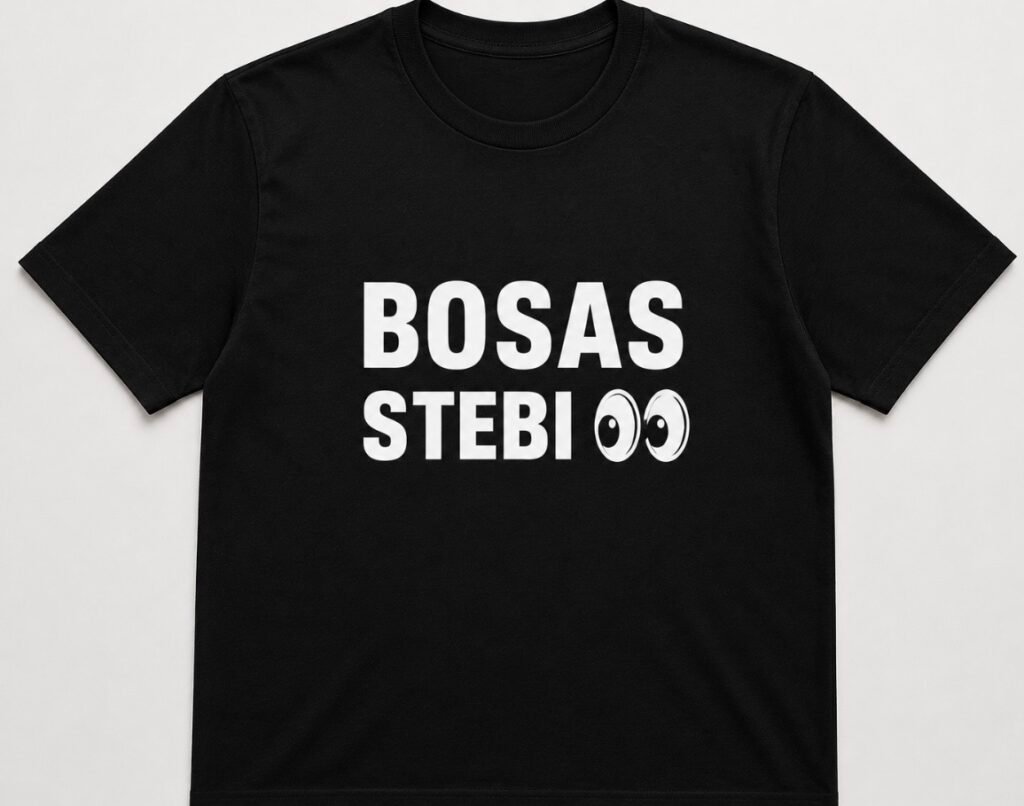 Marškinėliai „Bosas stebi“