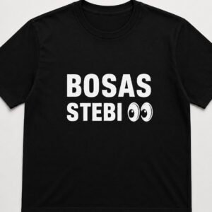 Marškinėliai „Bosas stebi“