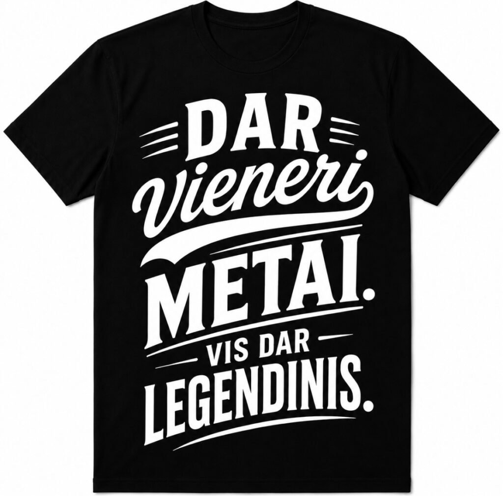 Marškinėliai „Dar vieneri metai – vis dar legendinis“
