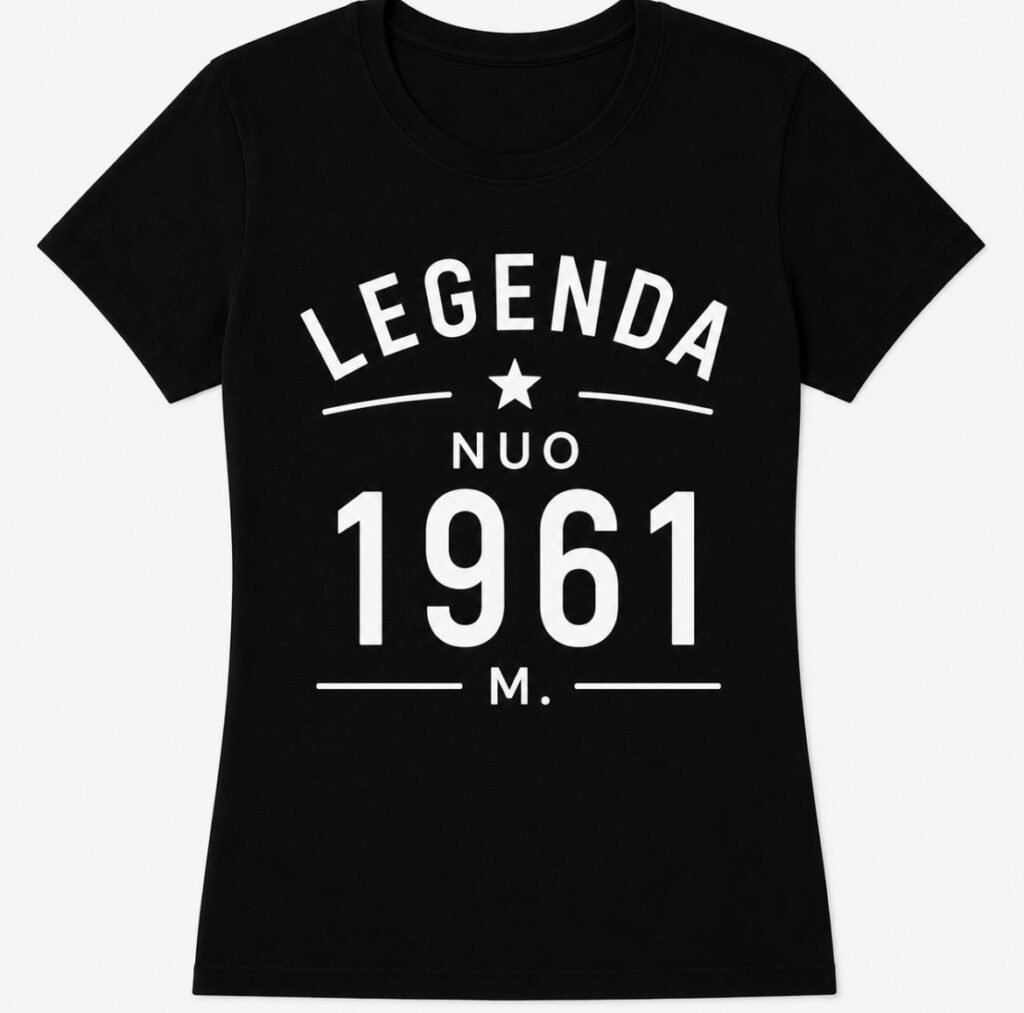 Marškinėliai „Legenda nuo 1961 m.“