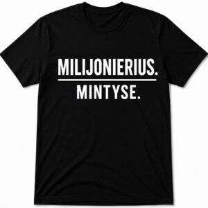 Marškinėliai „Milijonierius mintyse“