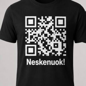 Marškinėliai „Neskenuok!“