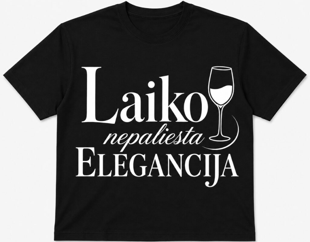 Marškinėliai „Nepaliesta elegancija“