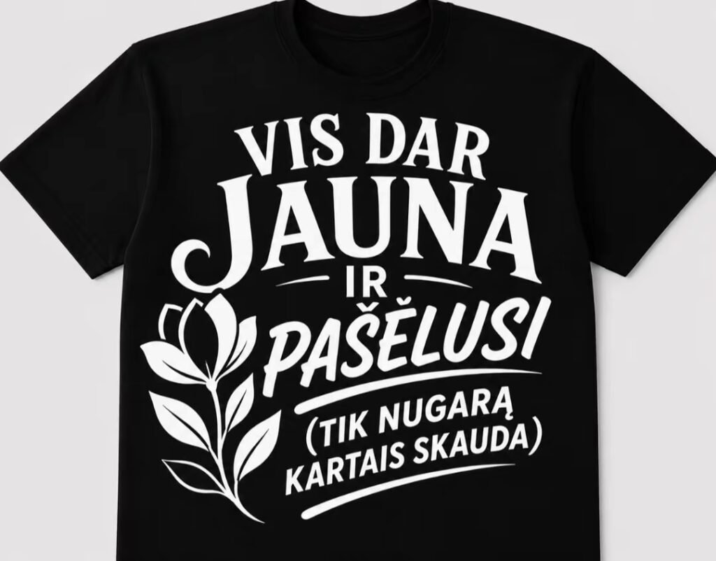 Proginiai marškinėliai – kitas dizainas