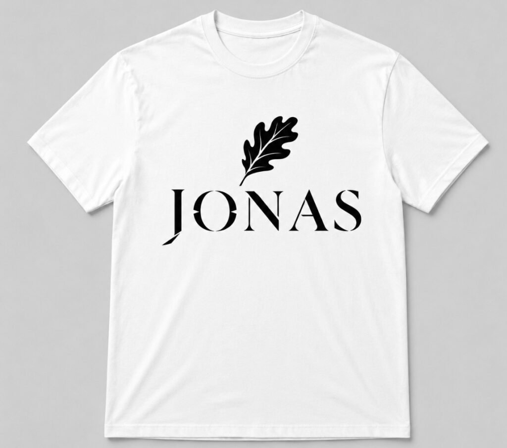 Marškinėliai „Jonas“ – kitas dizainas