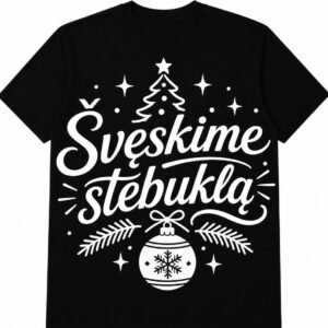 Marškinėliai „Švęskime stebuklą“