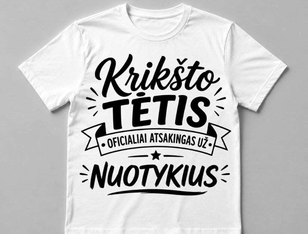 Marškinėliai krikšto tėčiui