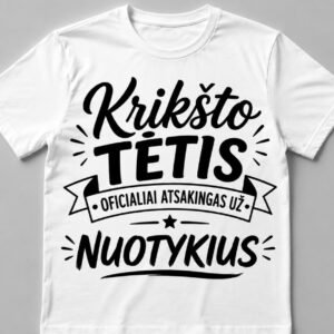 Marškinėliai krikšto tėčiui