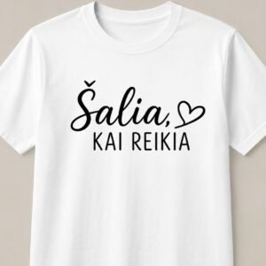 Marškinėliai mokytojui – kitas dizainas